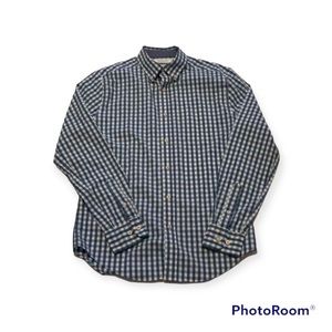 Crown & Ivy Blue Check Button Down